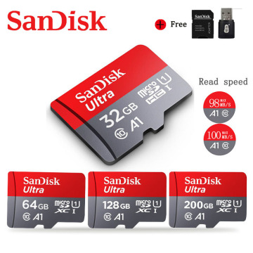 Sandisk Ultra Micro SD 64GB 128GB 256GB 400GB 16G 32GB Micro SD Card SD/TF Flash Card Memory Card 32 64 128 gb microSD for Phone