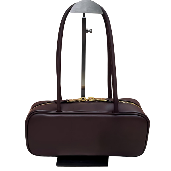 Stylish Retro Tote with Long Leather Handles