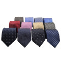 HUISHI 8 cm skinny fashion dot neckties men slim polyester neck tie Polka Dot Men polyester neckies for Gentlemen