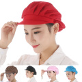 Elastic Mesh Visors Caps Cafe Bar Kitchen Restaurant Hotel Chef Uniform Waiter Work Wear Hats Men Women Breathable Workshop Caps