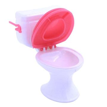 1:12 Dollhouse Furniture Bathroom Plastic Toilet Doll Toys Dongzhur Play House Toy Accessories Small Toilet Dollhouse Miniature