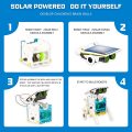 Solar Robot Kit 13 in 1 Educational DIY Assembly Creation Toy Science Solar Powered Building Sets for Children