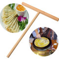 Crepe Maker Pancake Batter Wooden Spreader Stick Home Kitchen Tool Kit