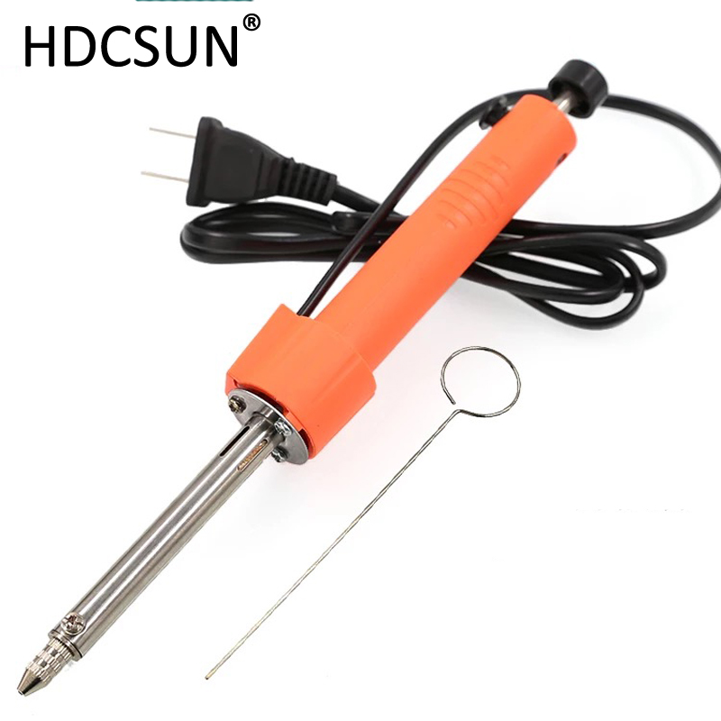 New 30W 220V Electric solder iron Vacuum Solder Sucker Welding Desoldering Pump Iron Gun Color Random