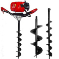 52cc 2.4HP Gas Powered Post Hole Digger with Two Earth Auger Drill Bit 6" & 10"