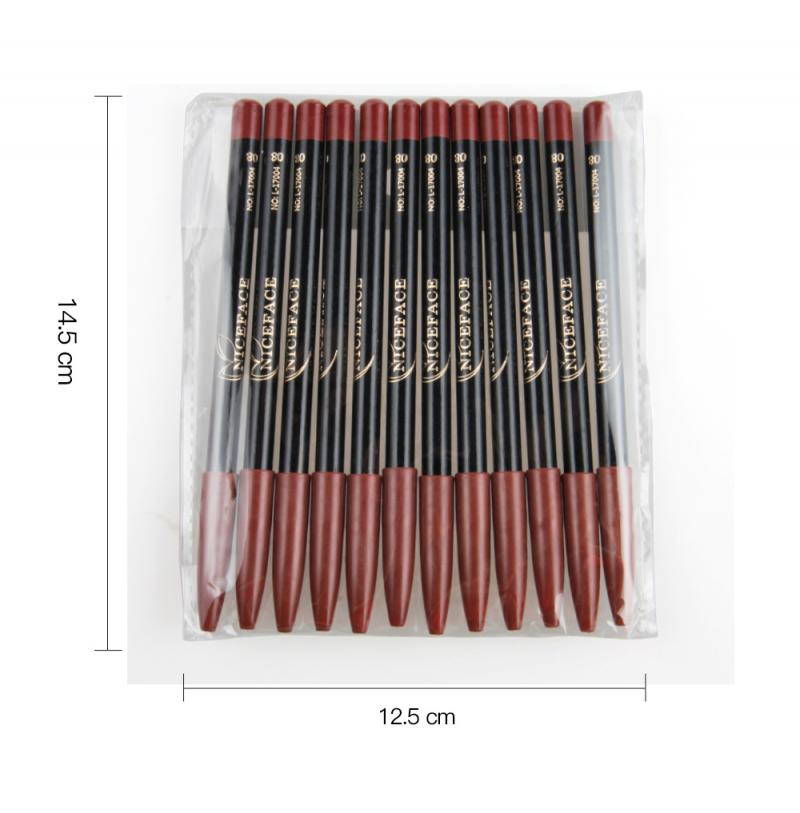 12 Colors Lip Makeup Pencils Long Lasting Waterproof Matte Lip Liner no blooming Smooth soft lipstick TSLM1