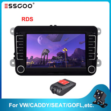 Essgoo Android 7'' Car Radio For Volkswagen For VW Car Multimedia Player Support GPS Navigation Autoradio 2din Stereo Video MP5