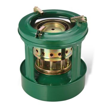 Green Mouth-Metal Design Baked Paint Or Enamel Material Handy Portable Outdoor 8 Wicks Kerosene Burner Camping Stove Heaters