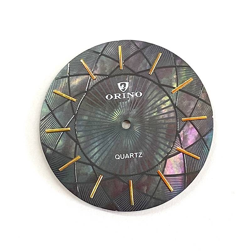 ocean shell watch dial