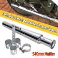 540mm Motorcycle Retro Tail Exhaust Pipe Tube Muffler Silencer For Harley Cafe Racer Bobber Chopper Custom