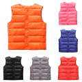 Fashion Foreign Kids Boys Girl Winter Warm Button Vest Waistcoat Sleeveless Down Coat Outerwear Autumn And Winter Down Vest