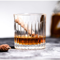 Free Shipping 4 PCS Vertical Stripes Whisky Glasses Old Fashioned Glass Cocktail Glasses