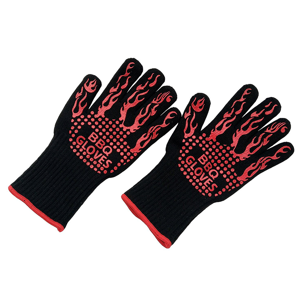 1pc Silicome Oven Glove Heat Resistant Kitchen Glove Cooking Baking BBQ Barbecue Mittens Gloves