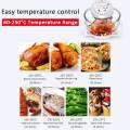 17L Large capacity Convection Oven Roaster Air Fryer 1300W 110V-240V Turbo Electric Cooker Multifunction Infrared Oven