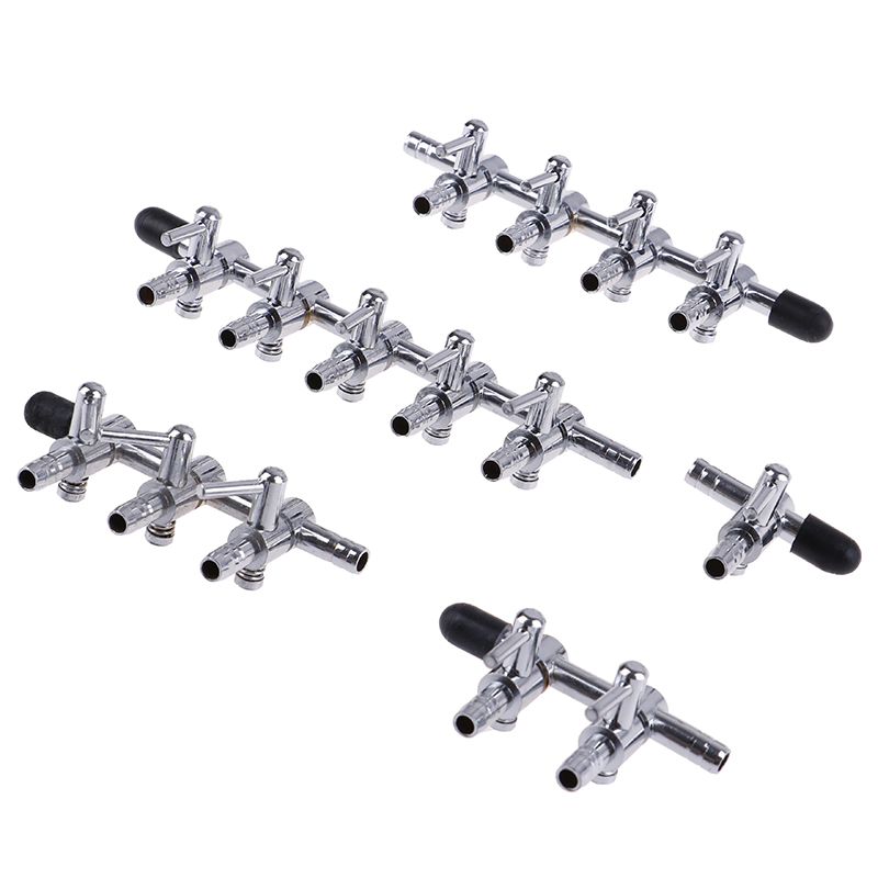 Distributor Aquarium Stainless Steel Lever Fish Tank Durable Oxygen Pump Accessories Splitter Air Flow Control