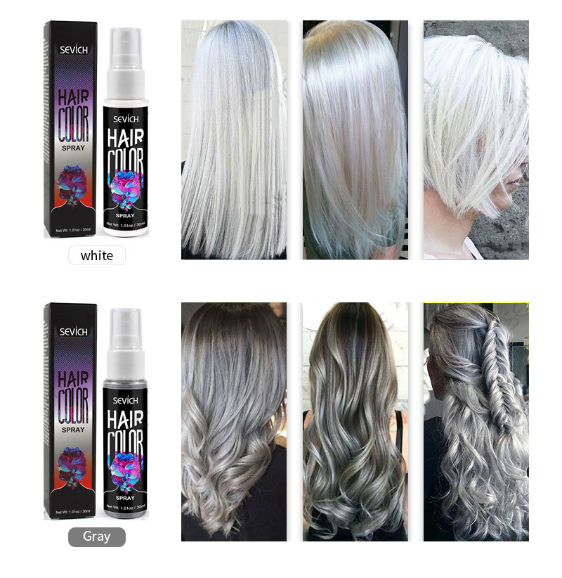 NEW 5 Colors Quick Spray Party Hair Hair Spray Instant Hair Color Style Disposable TSLM2