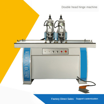 Horizontal double head hinge drill machine woodworking boring/drilling machines for sale boring machine for furniture