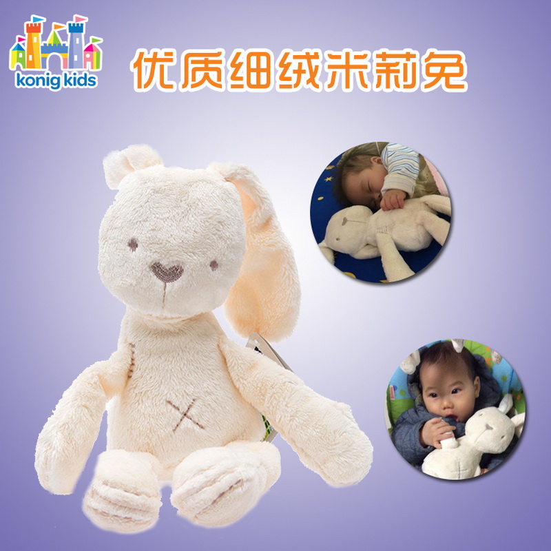 New High Quality Soft Stuffed Kids Animals Rabbit Sleeping Cute Cartoon Plush Toy Stuffed Animal Dolls Children Birthday Gift
