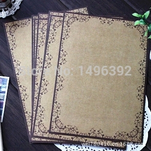 (6 lots/pack) European Style Vintage Lace Writing Paper Creative Culture Stationery Letter Paper