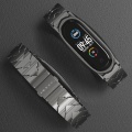 Strap For Xiaomi Mi Band 5 4 3 Stainless Metal Opaska Correa Mi Bend 4 Miband 5 Wristbands Bracelet Global Version NFC