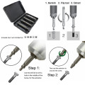 Onnfang Screws Remove Demolition Tools Screw Extractor Drill Bit Set Kit Power Tools Accessories Screw Extractor 4 pcs