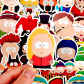 10/50Pcs/set South Park Anime Decor Stickers For Refrigerator Laptop Luggage Children's toy sticker Motorcycle Phone Skateboard