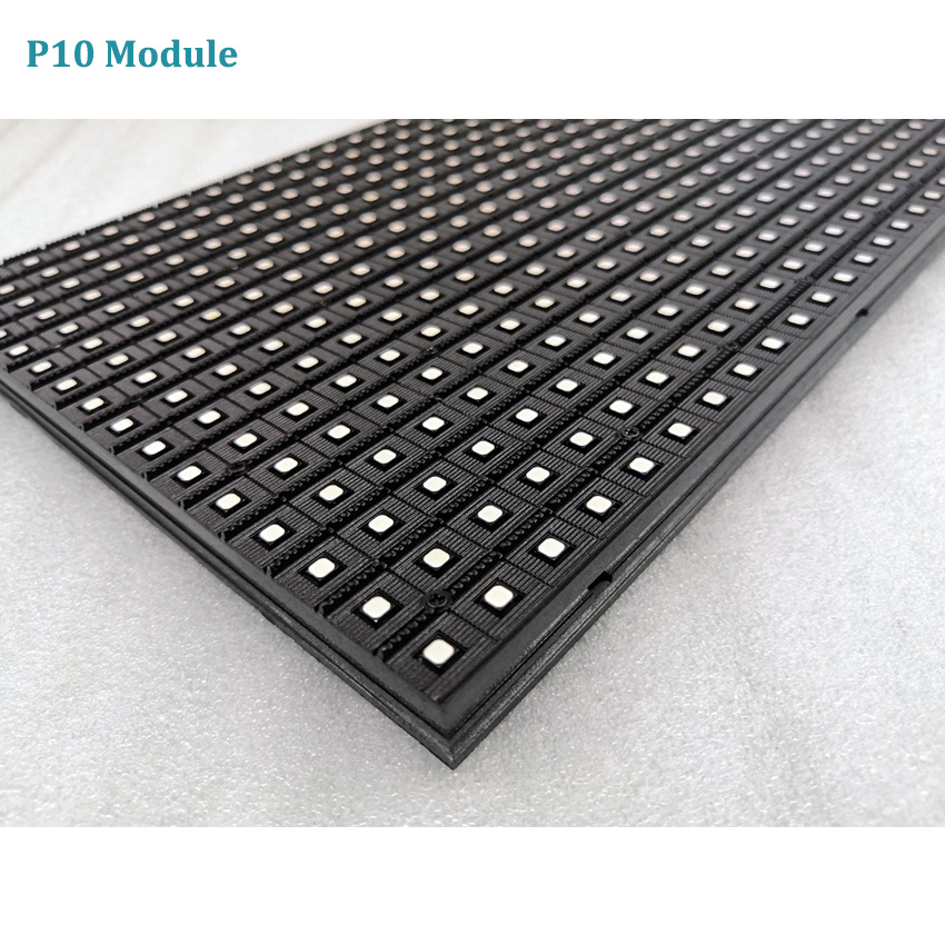 Outdoor P10mm 320*160mm 32*16pixels 3in1 SMD 1/4 scan RGB Full Color LED Module For Advertising Media LED Display Panel