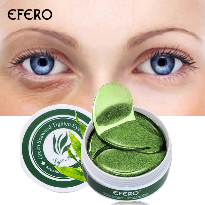 EFERO 60Pc/1Box Collagen Eye Mask for the Face Masks Eye Patches Dark Circles Removal Anti-Wrinkle Moisture Skin Care Sheet Mask