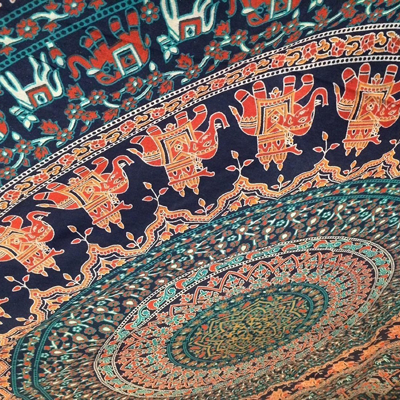 Indian Mandala Tapestry Hippie Wall Coverings Bohemian Beach Throwing Carpet Travel Mattress Psychedelic Wall Taps 180x230cm
