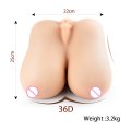 D Cup Big Breast 3D Real Sex Doll for Male Masturbator Realistic Pussy Vagina Fake Ass Real Pussy Girl's Breast Men Sex Toys