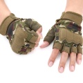 Outdoor Tactical Gloves Military Army Camouflage Anti-Slip Hunting Shooting Hiking Riding Climbing Cycling Half Finger Glove