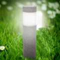 Solar Power Stone Pillar White LED Lights Garden Lawn Courtyard Decoration Lamp