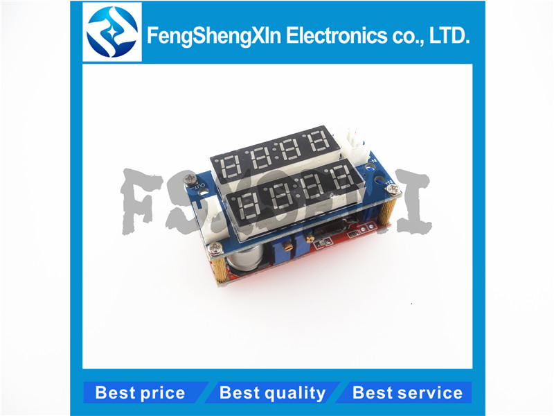 1pcs XL4015 5A Adjustable Power CC/CV Step-down Charge Module LED Driver Voltmeter Ammeter Constant current constant voltage