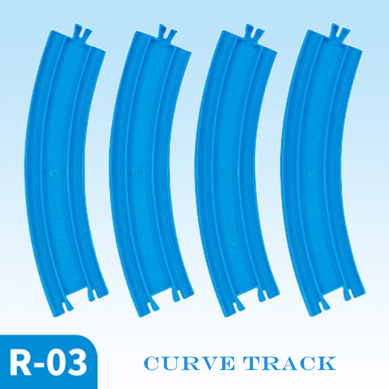 Takara Tomy Plarail Train Accessories Parts R-03 Curve Rail (4 PCS) Track Toy