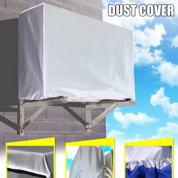 Air Conditioner Dust Cover Outdoor Clean Dustproof Snowproof Waterproof Polyester Waterproof Material Household Cleaning Tool VJ