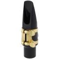 Practical Tenor Saxophone Mouthpiece Set Sax Musical Instruments Parts Accessories with Cap + Clip + Reed+ 2pcs Teeth Pad