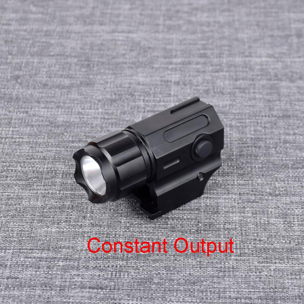 CNC Aluminum Tactical LED Mini Weapon Gun Light Flashlight Military Airsoft Rifle Pistol Gun Light for 20mm Rail