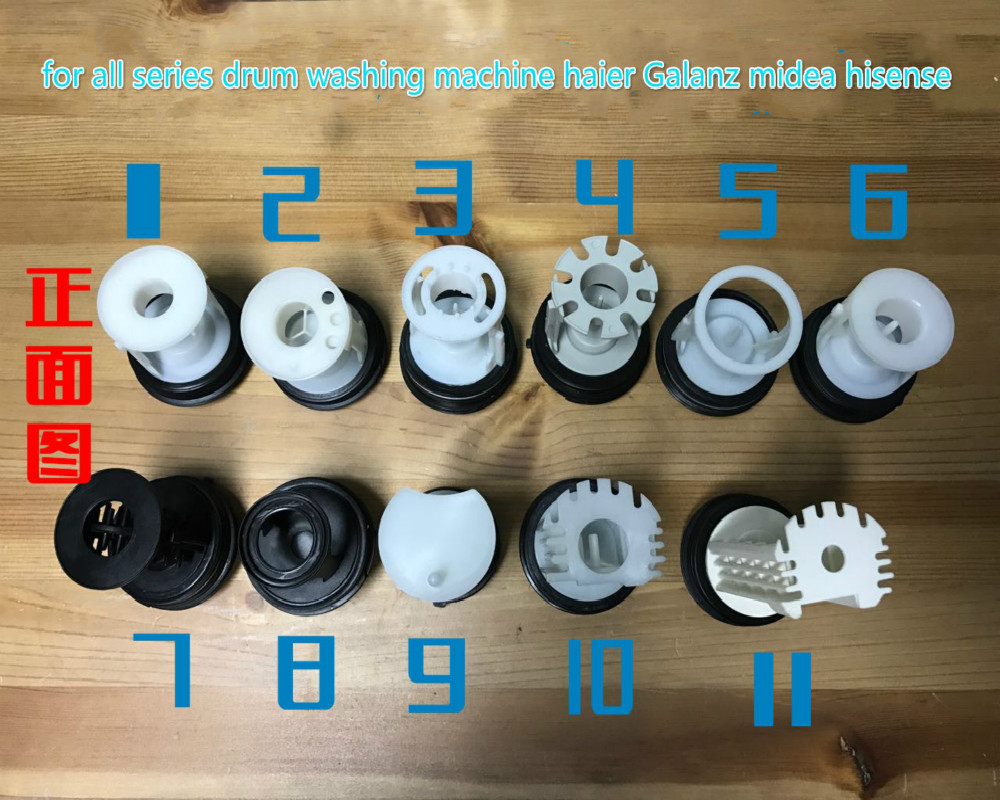Washing Machine Parts drain pump filter cap plastic plug for all drum washing machine haier Galanz midea hisense