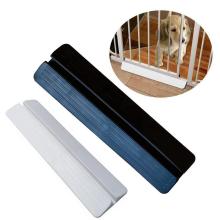 Pet Gate Fence Fixing Stair Way Safety Lock Thru Door Guide Sheet Dog Puppy Fence Reinforcement Groove Stairs Barrier Fixedplate