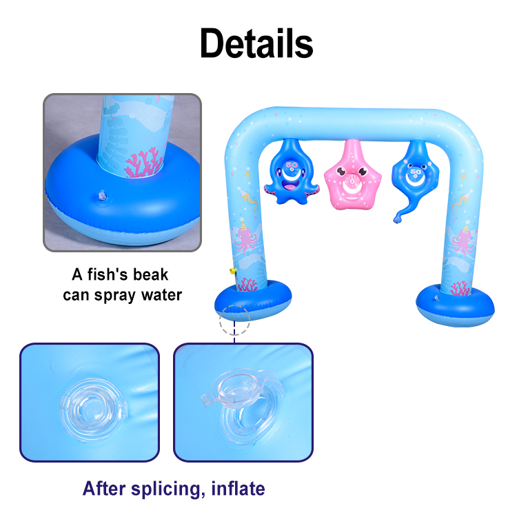 Custom Inflatable Sprinkler Arch Shooting Target