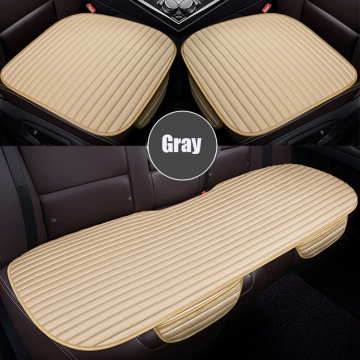 Universal Car Seat Covers Four Season Front/Rear Flocking Cloth Cushion Breathable Non-slide Auto Accessories Seat Cushion Mat