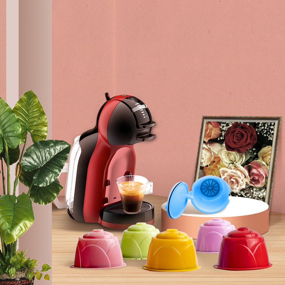 1Pcs Reusable Dolce Gusto Capsule Cup Filter Refillable Capsule Coffee Capsule Filter With Defoaming Function