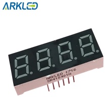 0.4 inch four digits led display amber color