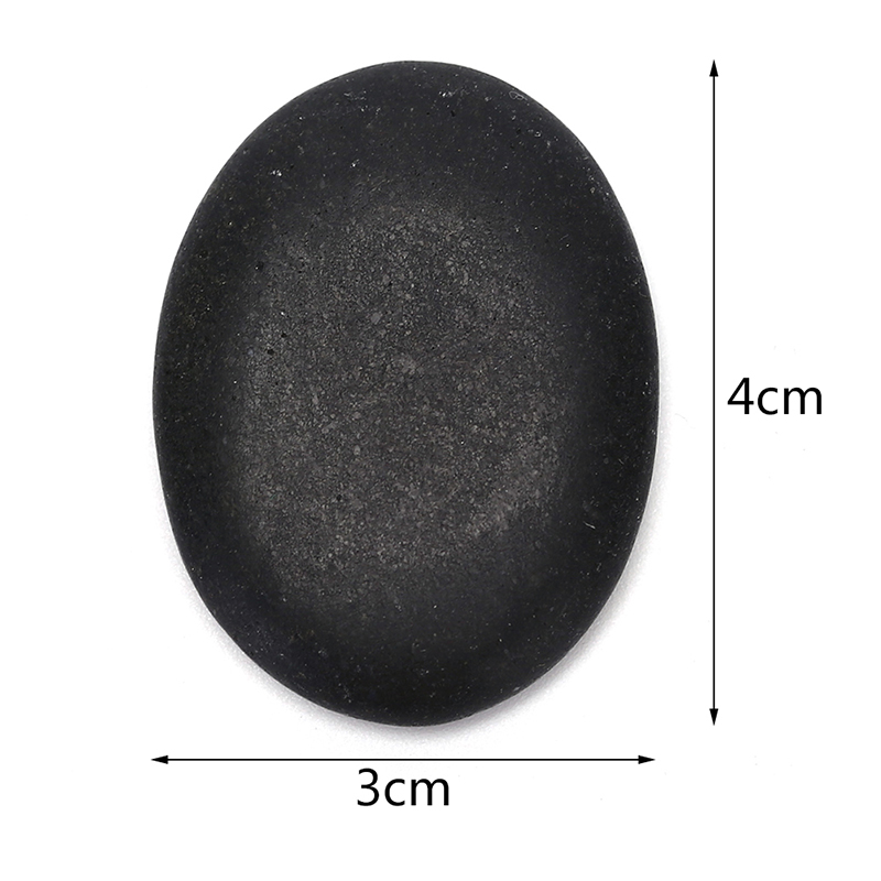 12 Pcs Massage Stones Massage Lava Natural Energy Massage Set Hot Spa Rock Basalt Body Beauty Health Care Stone 3*4cm