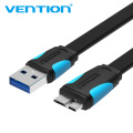 Vention Micro USB 3.0 Cable 1M 0.5M Fast USB Charger Data Sync CableUSB 3.0 Mobile Phone Cable for Samsung S5 Hard Drive Disk 2m