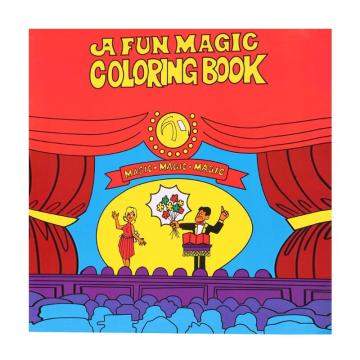 Magic Coloring Book Cartoon Magic Tricks Stage Performance Props Kids Magician Tools Children Classic Toy Funny Novelty Gag Toys