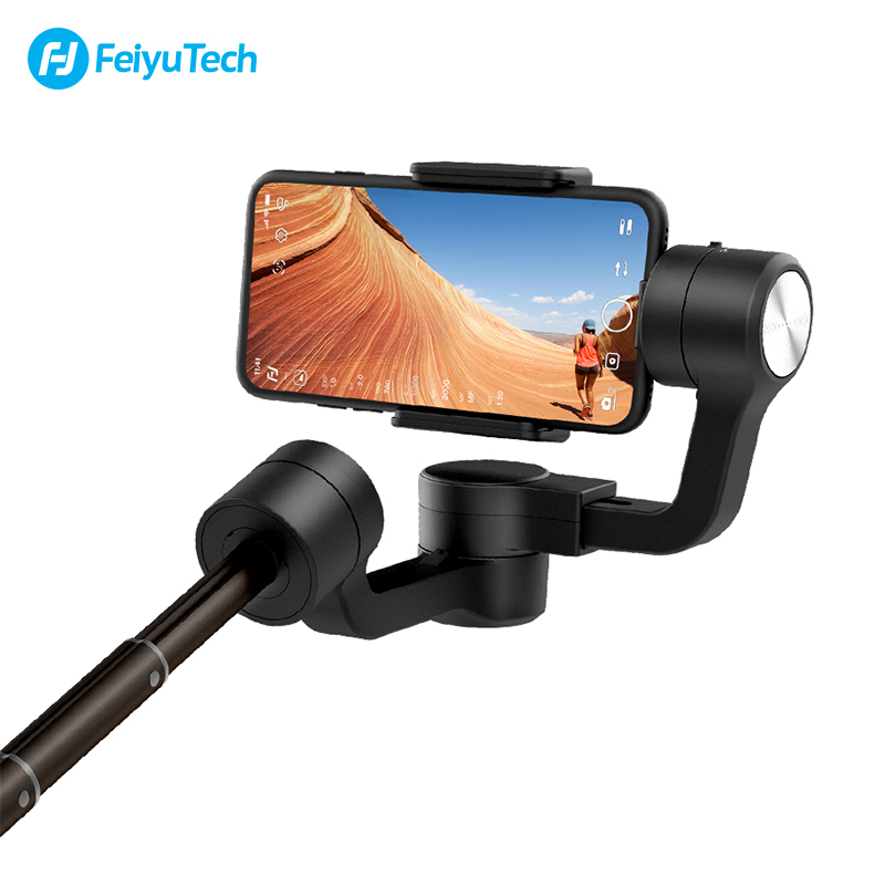 FeiyuTech Vimble 2S for iPhone Samsung Huawei Smartphone Vimble 2 S Gimbal 3-Axis Stabilizer Handheld Gimbal with Extension Pole
