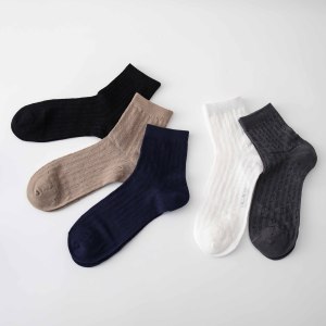 Men's Crystal Silk Mid-calf Socks