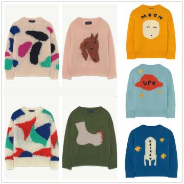 Pre-sale 2020 autumn and winter new TAO color matching children's sweater knit sweater boy sweater