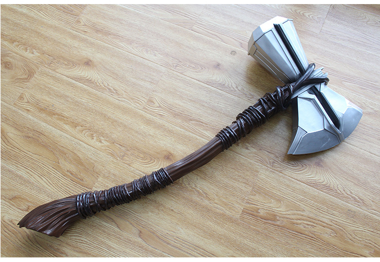 [Metal made] 105cm 1:1 scale Thor 1/2 Stormbreaker Tomahawk Hammer GK model toy adult cosplay costume party gift